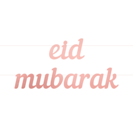 Eid slinger tekst rose gold