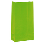 Paper favor bags green large