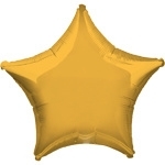 Foil balloon star gold