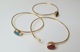 Gold gem bracelet (ea)