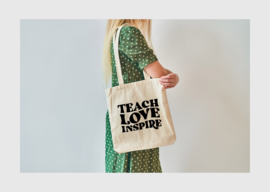 Canvas tote Teach