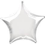 Foil balloon star white