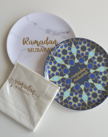 Melamine plate Ramadan arabesque (ea)