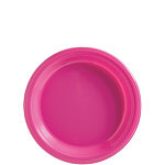 Plastic bordjes hard roze (50st)