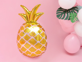 Foil balloon pineapple gold (26")