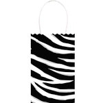 Paper party bags zebra