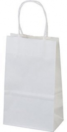 Paper party bag white