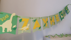 Personalised dino banner