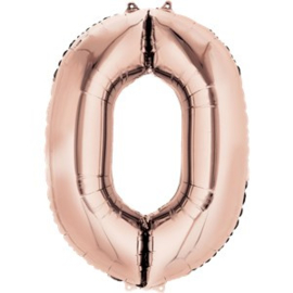 XL  foil balloon rose gold 0