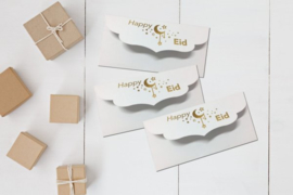 Money envelope white gold foil (2pcs)