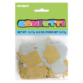 Paper confetti gold/silver