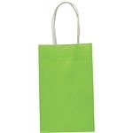 Papieren tasje lime groen (5st)