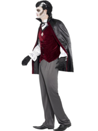 Vampire costume heren (Small)