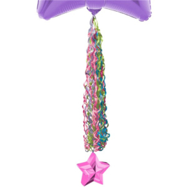 Super shape unicorn foil balloon pastel