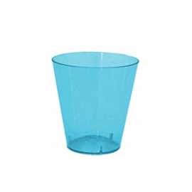 Shot glaasjes blauw (12st)