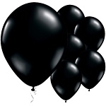 Balloons black (8pcs)