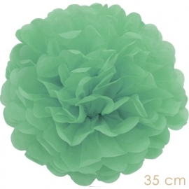 Pompom mint groen 35 cm