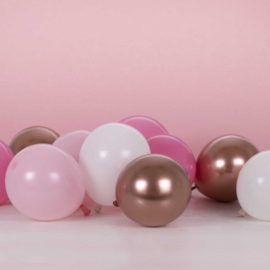 Deco set balloon mini's pink blush (40pcs)