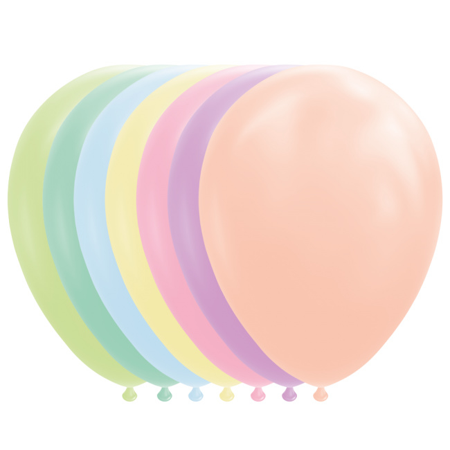 Ballonnen pastel mix (6st)