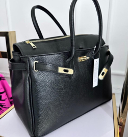 Audrey Bag Black Leer