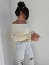 Romantic Beige Sweater