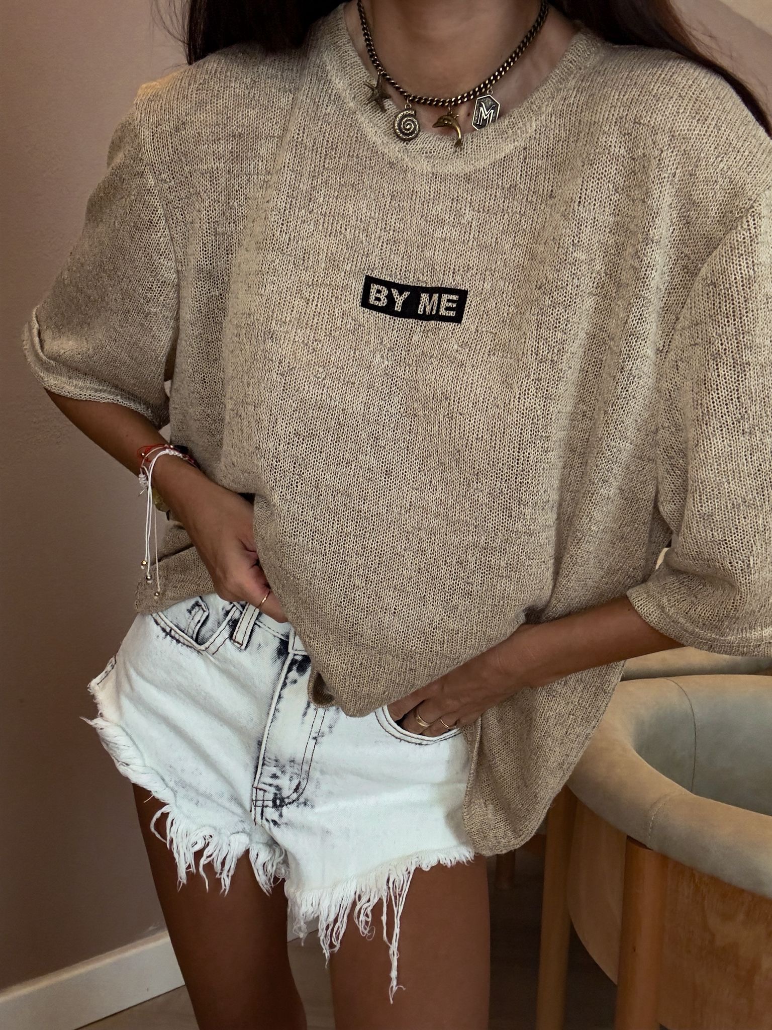 ByMe T-shirts Beige