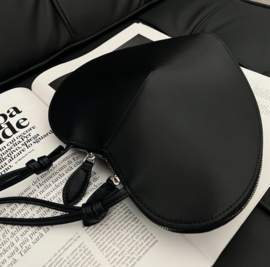 Love Bag Black Leer