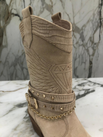 Dacota Leather Boots - Exclusive JustUnique Collection