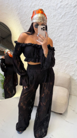 LaMilla Zwarte Kante Boho Top