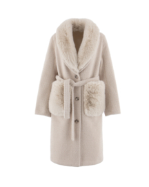 Alex Italië Jas Licht Beige