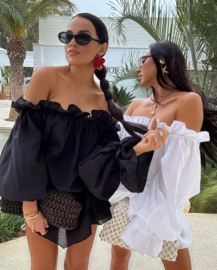 Boho Set Black - Blouse BroekRokje