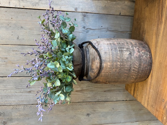 Stoere nepalese pot met touw