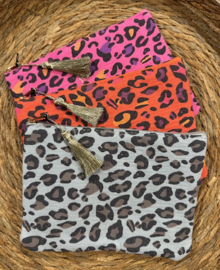 Panterprint make-up tasje