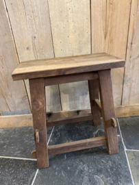 Houten bankje / krukje 40 cm