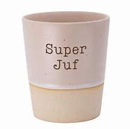 Beker / mok met tekst Juf , Geslaagd