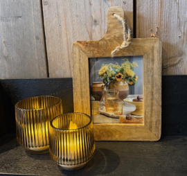 Houten fotolijst / Hanging photoframe