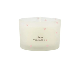 Zusss geurkaars Lieve vriendin