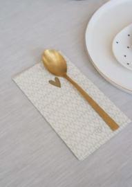 Zusss servetten hartje zand