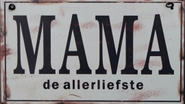 Tekstbord Mama de allerliefste