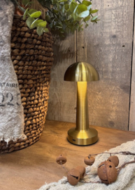 Touch lampje goud