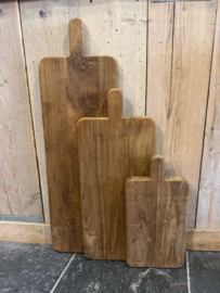 Houten  plank  - tapasplank met handgreep