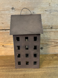 Metalen huisje brown