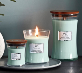 Woodwick large candle Sagewood & seagrass