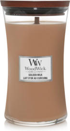 Woodwick Large Candle Golden Milk