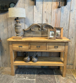 Teak Sidetable / dressoire met 3 lades