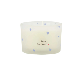Zusss geurkaars Lieve Leukerd