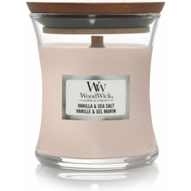 Woodwick Mini candle Vanilla & Sea salt