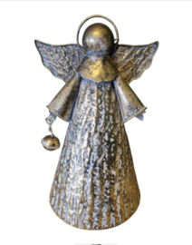 Metalen engel met bel