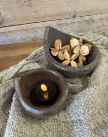 Set decoratieve stenen schaaltjes