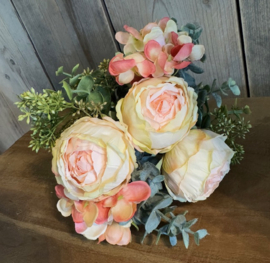 Kunstboeket Rosa
